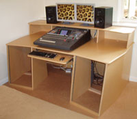 music studio desk