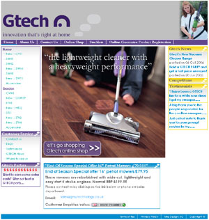 Gtech website